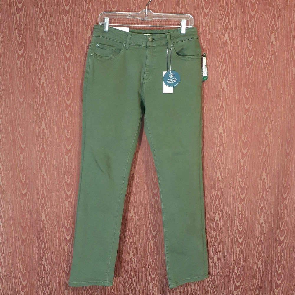LWARP & WEFT AMS AMSTERDAM SLIM CAMO GREEN MEN'S SIZE 30×30 NWT